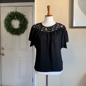 Vero Moda Black lace shirt